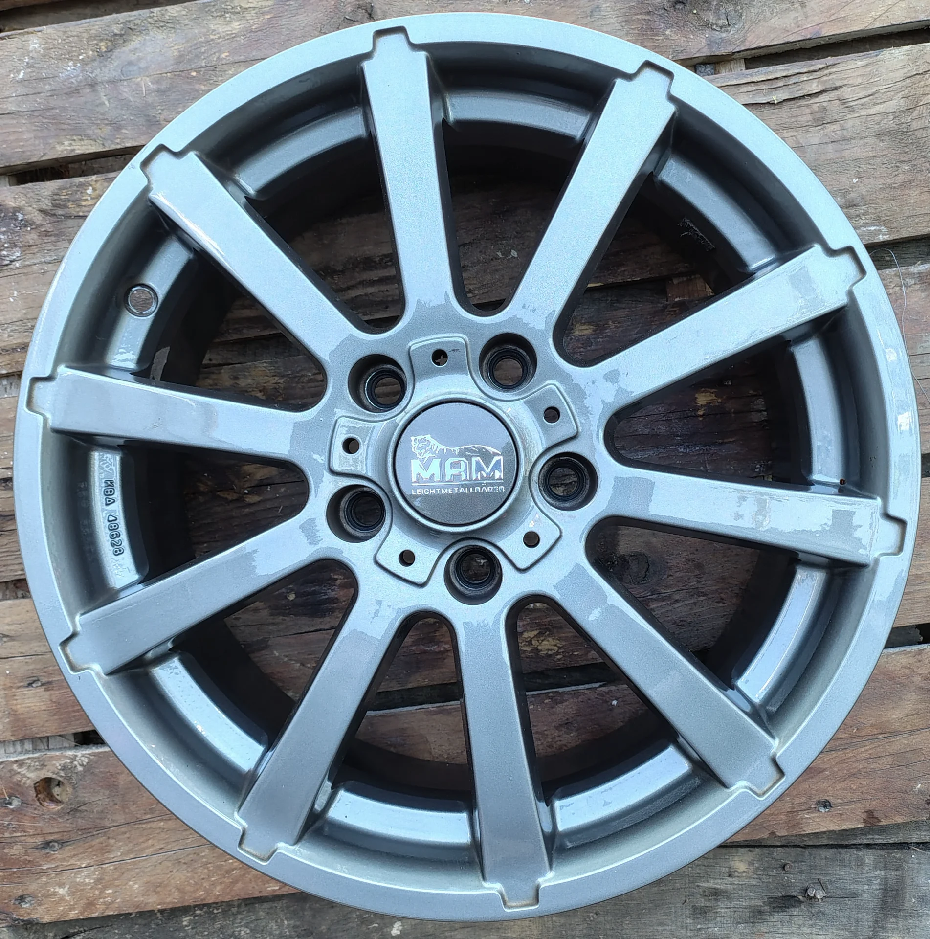 Jante aliaj 16 zoll marca MAM, gama Mercedes, Audi, Seat, Skoda, VW. – fotografia 1 din 5