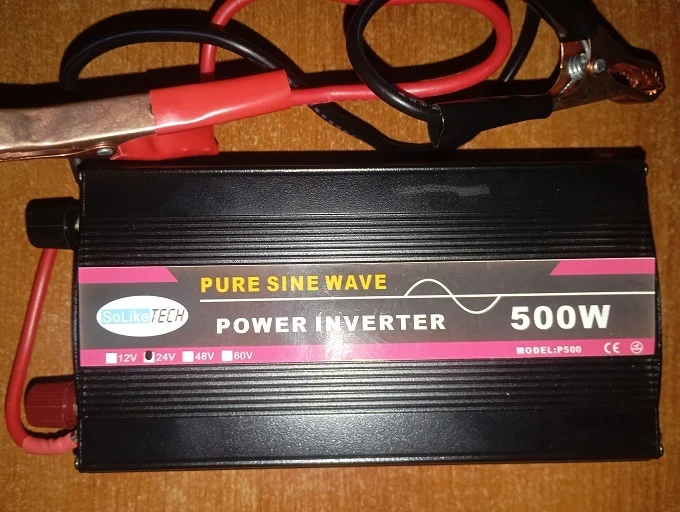 Invertor Solike Tech de 500W, 24V, NOU, cu accesoriile incluse – Craiova, Dolj