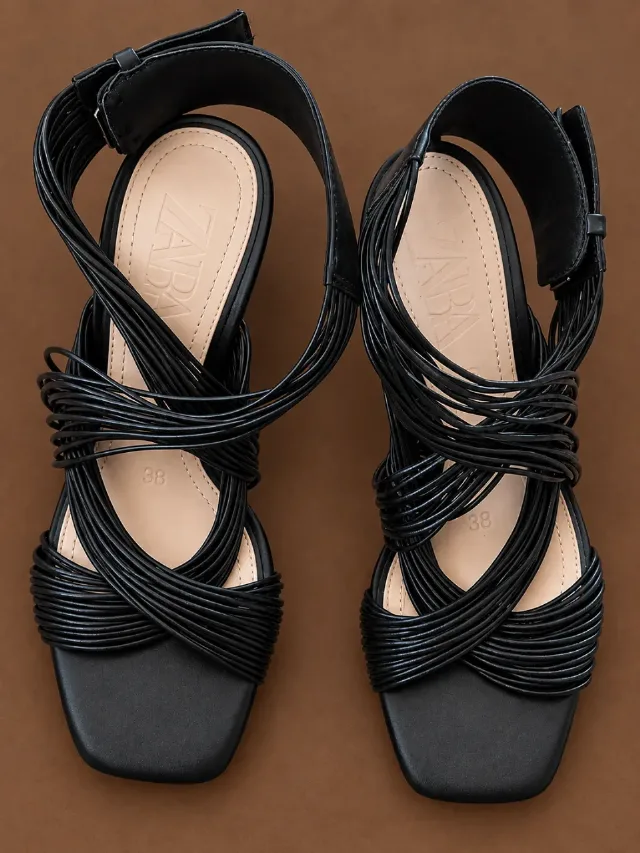 Tocuri Negre elegante Zara – fotografia 1 din 2
