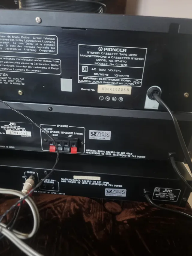 Sistem audio HiFi clasic Jvc-Pioneer – fotografia 5 din 5