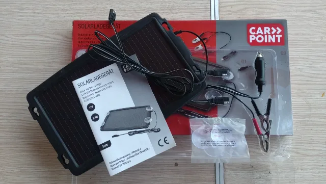 Panou Solar Auto 12 V - mentenanta baterie – fotografia 2 din 8