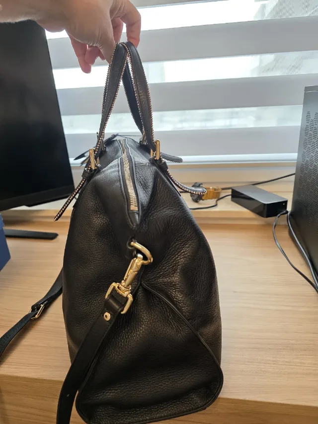 Geanta Armani Piele 100% Originala – fotografia 5 din 8