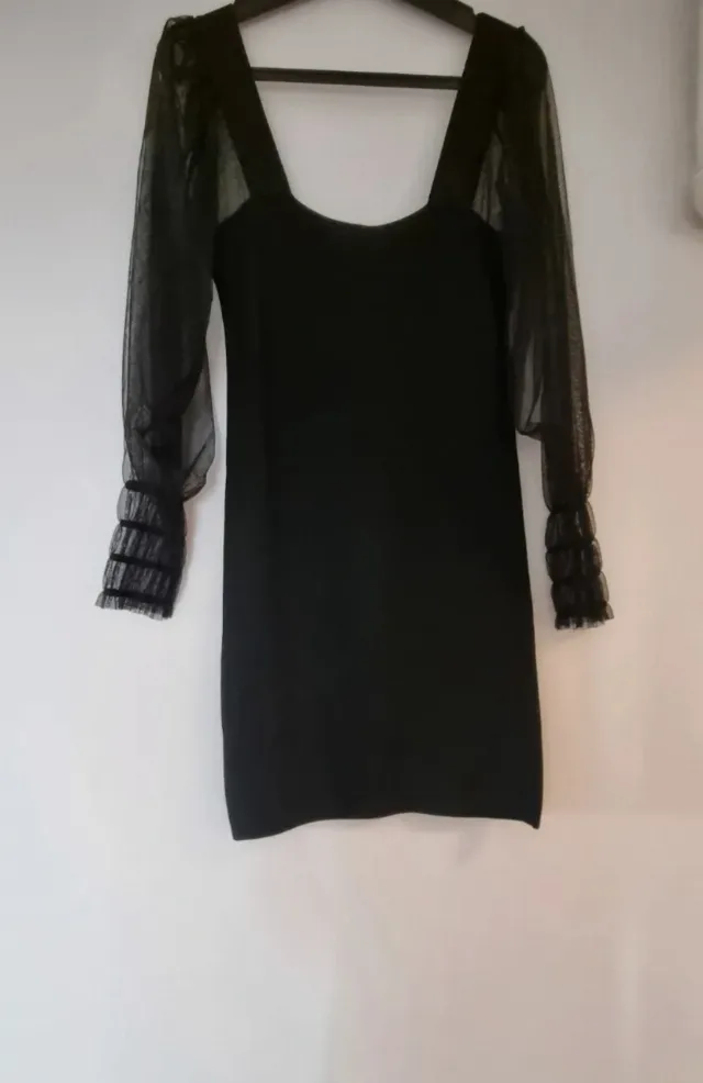 Rochie neagra Jazzy, mariea M, nou, MANGO – fotografia 2 din 2