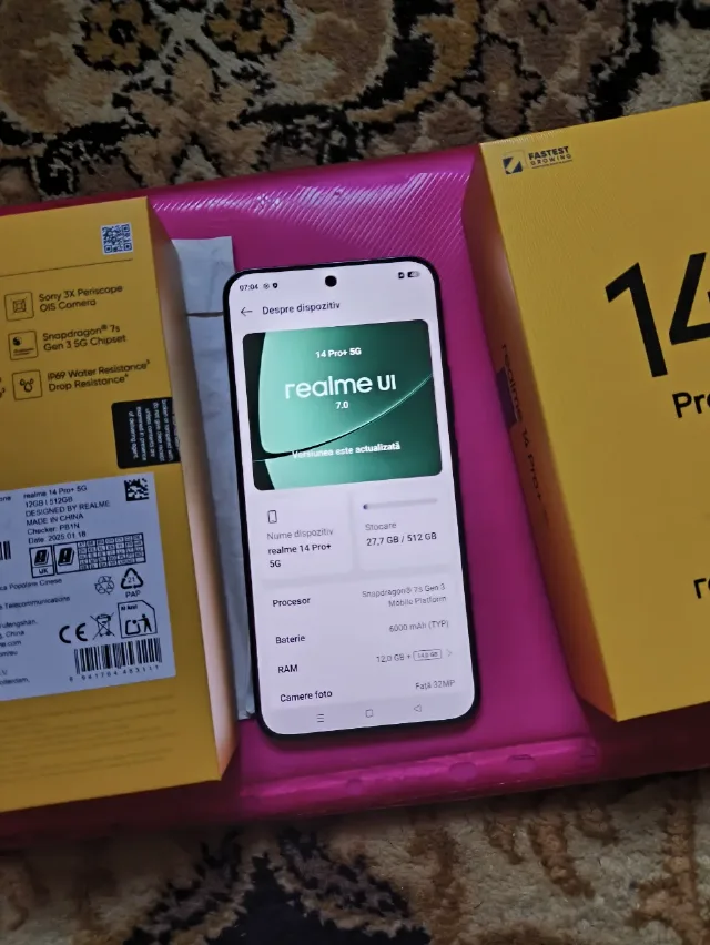 Realme 14 pro+ 5G 512 gb – fotografia 4 din 6