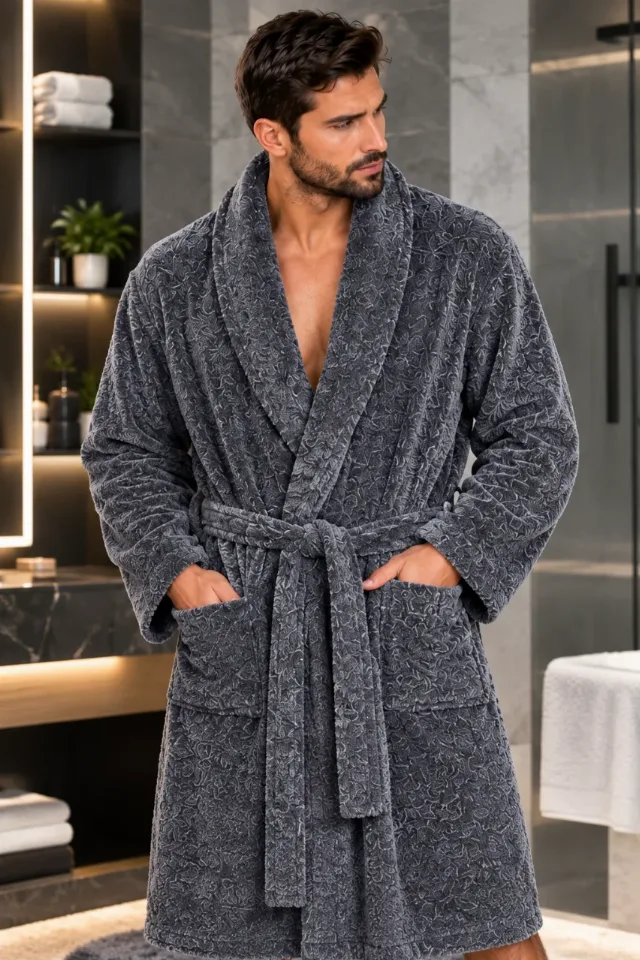 Halate cocolino Dama+ Bărbat ,L,XL,XXL,3XL – fotografia 4 din 4