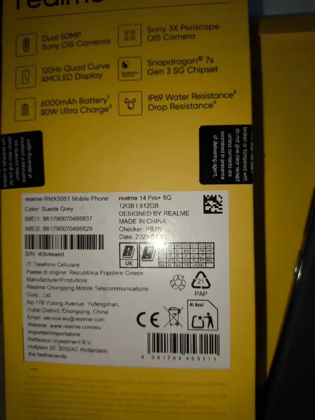Realme 14 pro+ 5G 512 gb – fotografia 3 din 6