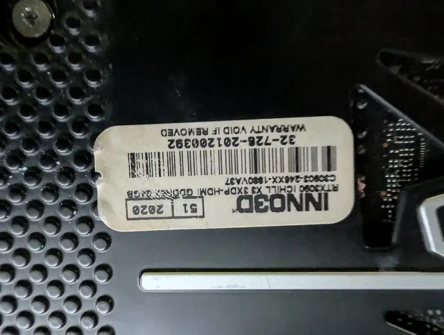 RTX 3090 INNO3D 24GB – Service complet – Ventilatoare NOI – PTM + Thermal Putty – fotografia 2 din 3