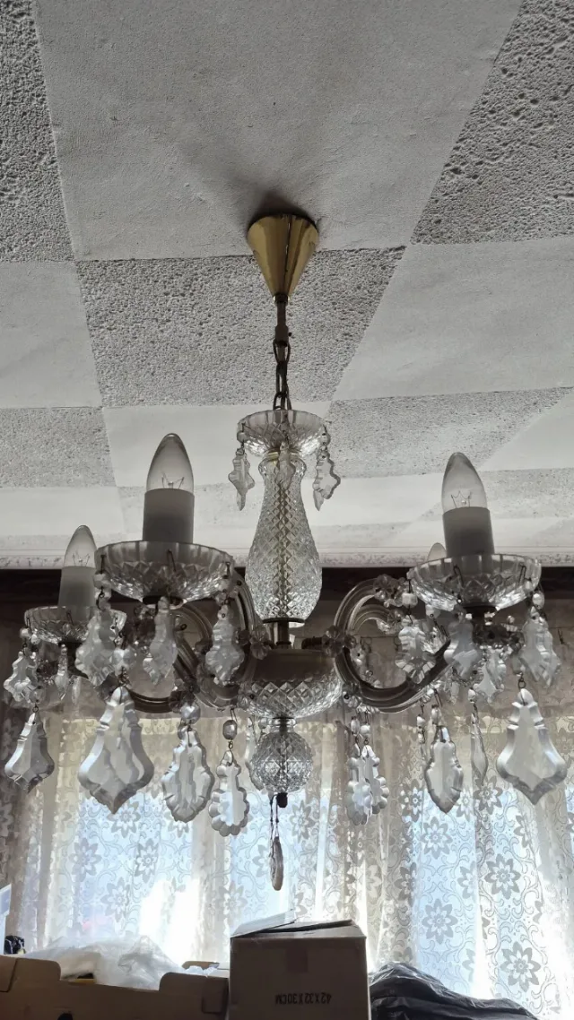 Candelabru din cristal. – fotografia 2 din 3