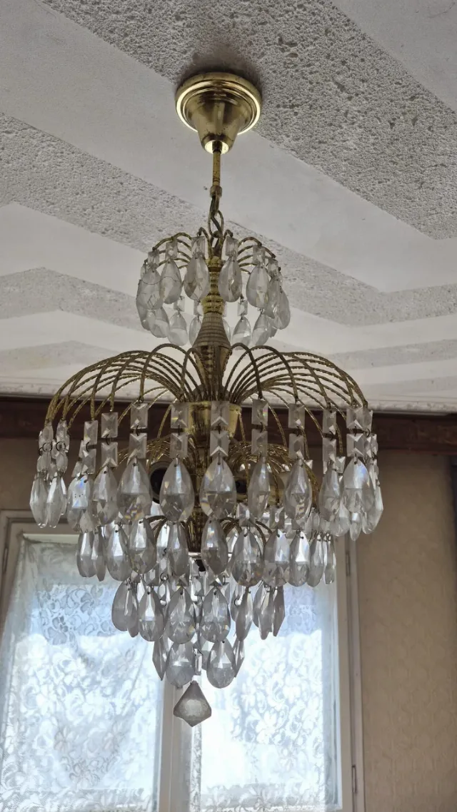 Candelabru din sticla. – Arad, Arad
