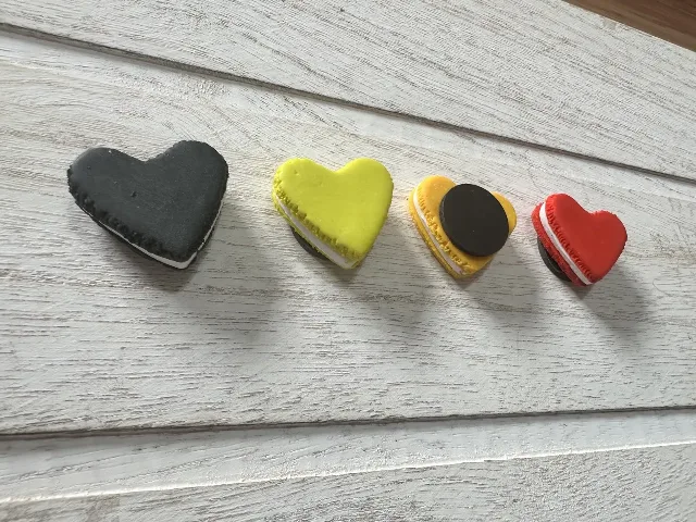 Magneti macarons , trifoi – fotografia 3 din 6