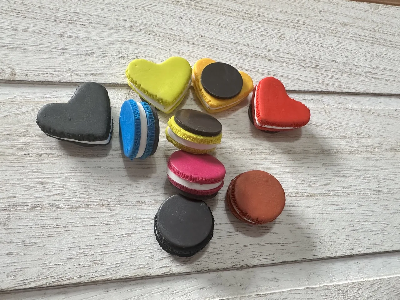 Magneti macarons , trifoi – Lugoj, Timiș