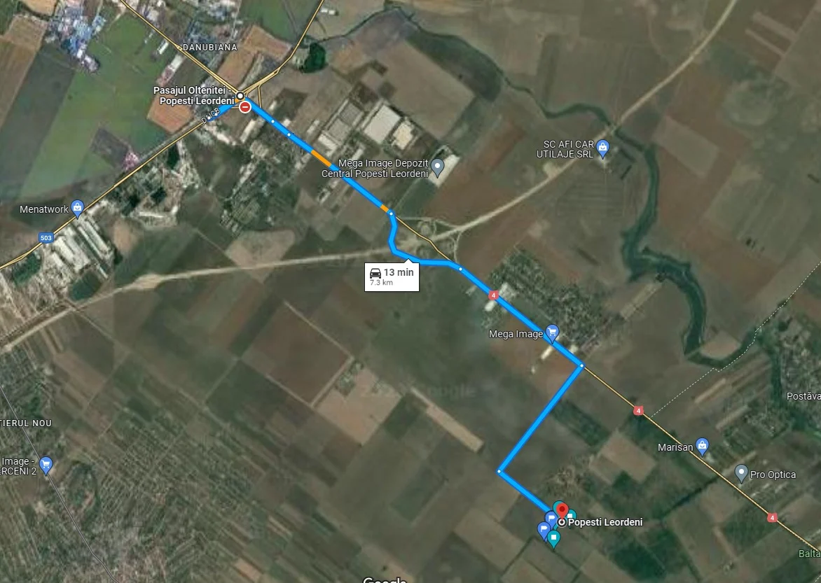 Teren extravilan 35.000 mp, Popești-Leordeni — proprietar, 13 €/mp – Popesti, Leordeni