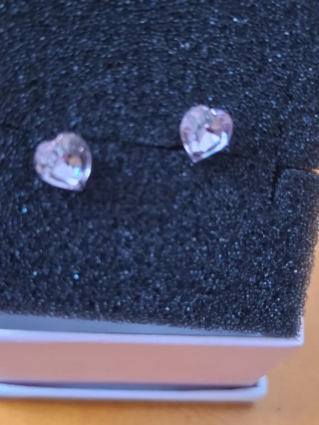 Cercei argint cu piatra Swarovski – fotografia 3 din 6