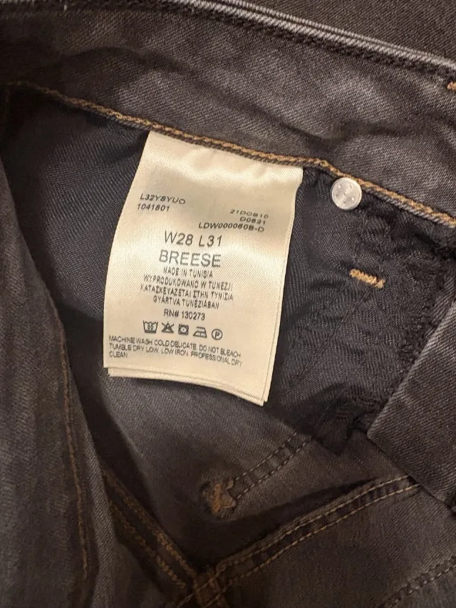 Jeans Lee Breese Bootcut / Flared gri – W28 L31 – fotografia 6 din 7