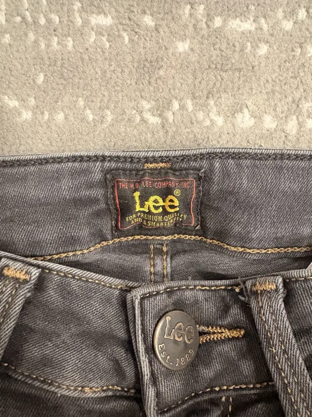 Jeans Lee Breese Bootcut / Flared gri – W28 L31 – fotografia 2 din 7