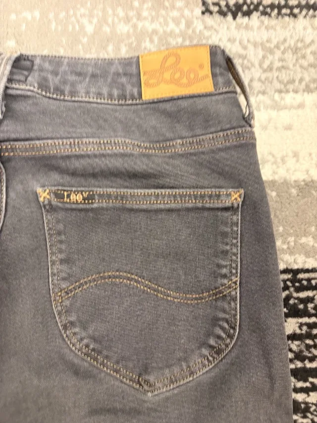 Jeans Lee Breese Bootcut / Flared gri – W28 L31 – fotografia 4 din 7