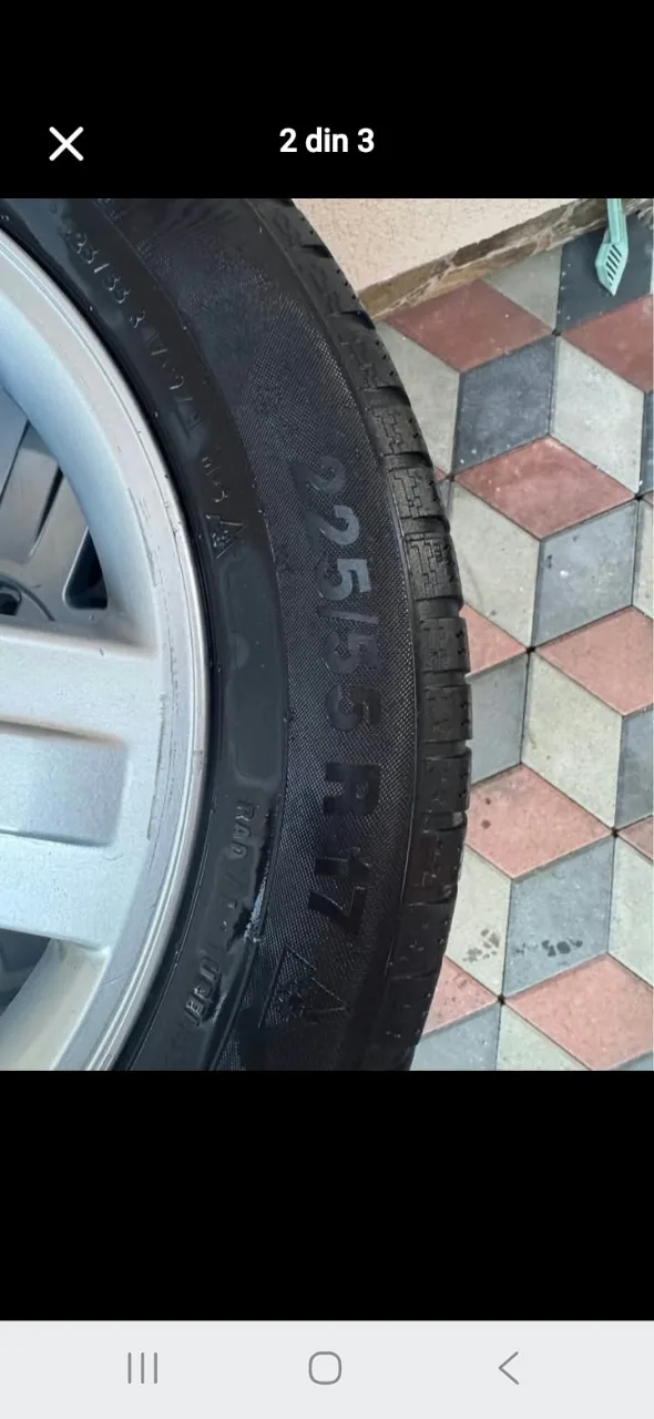 Vând Jante cu Cauciucuri 225/55/R17 – fotografia 2 din 3