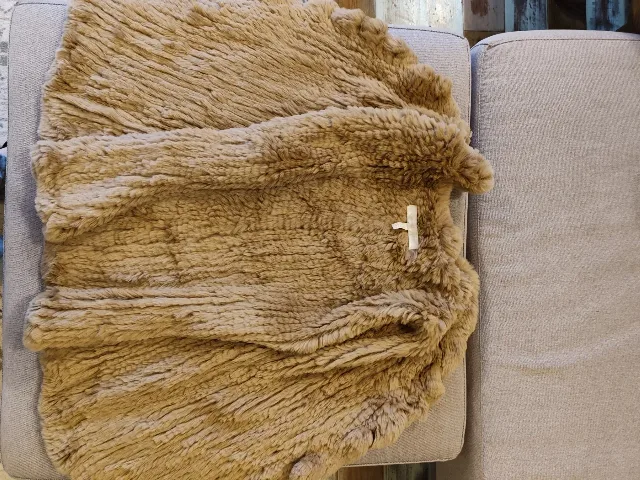 Vesta dama din blana de iepure ,naturala – fotografia 5 din 5