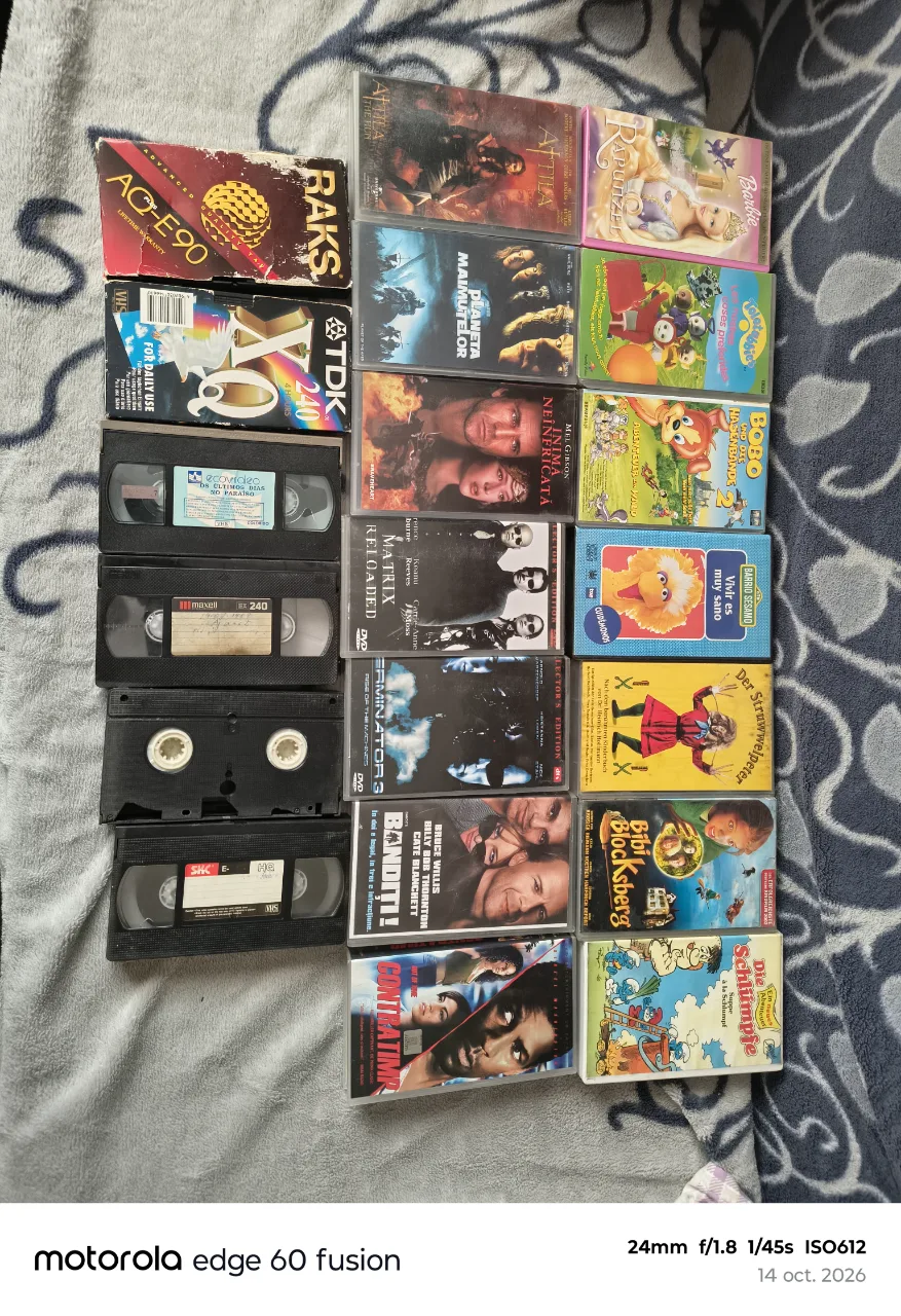 casete video toate 150 lei – fotografia 1 din 1