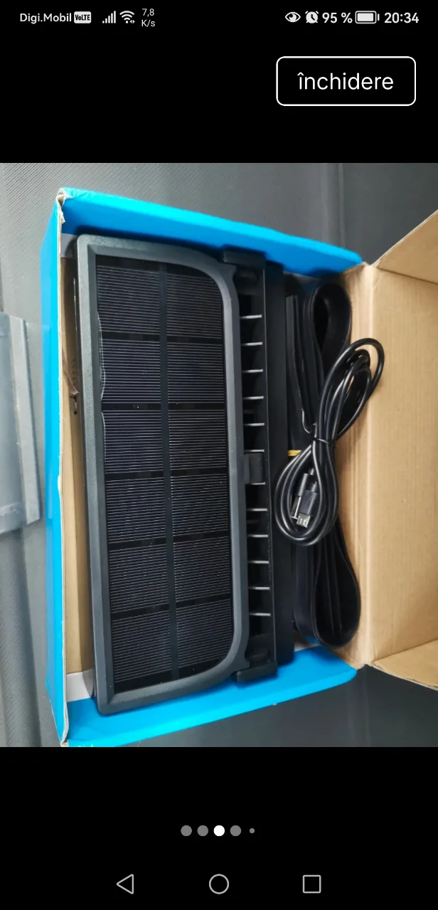 ventilator auto solar și cu baterie – fotografia 2 din 5
