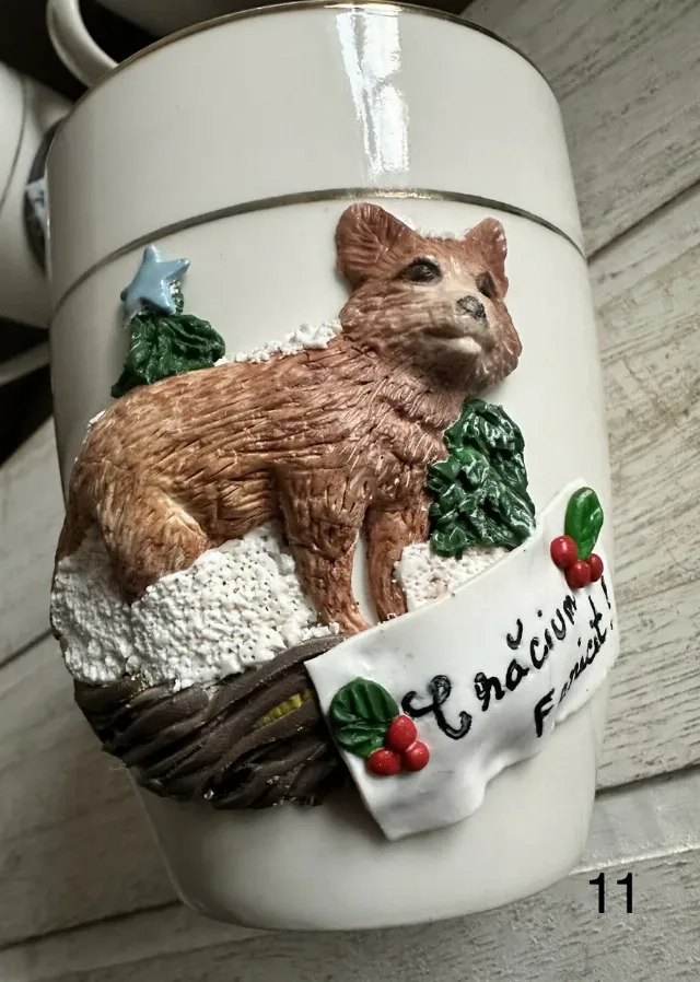 Cani craciun lut polimeric – fotografia 7 din 7