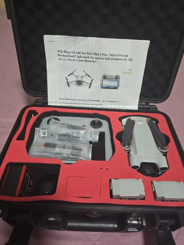 Pachet Complet DJI Mini 3 Pro – Stare Excelentă + Geantă Rigidă Profesională (Hardcase) – fotografia 2 din 5
