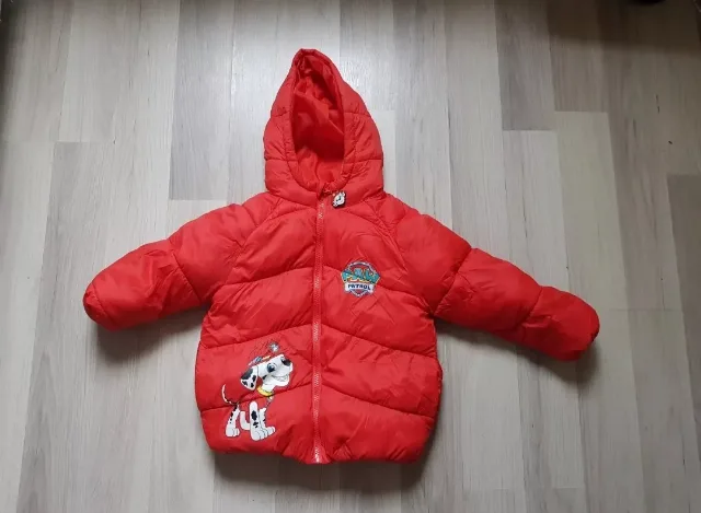 Geacă roșie cu puf / fâș Paw Patrol (Marshall) Sinsay 104 cm – Bragadiru, Ilfov