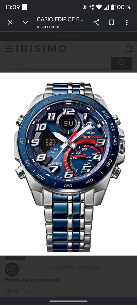 vand ceas Casio Edifice solar. – fotografia 2 din 8