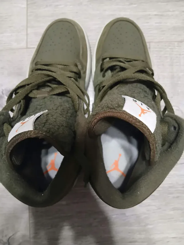 Air  Jordan 1 Retro Mid „Olive Canvas” – fotografia 8 din 8